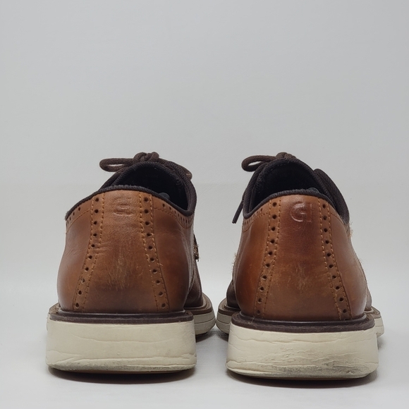 COLE HAAN GoTo Plain-Toe Tan Brown Casual Oxfords Shoes C34125 Men’s Size 11.5M